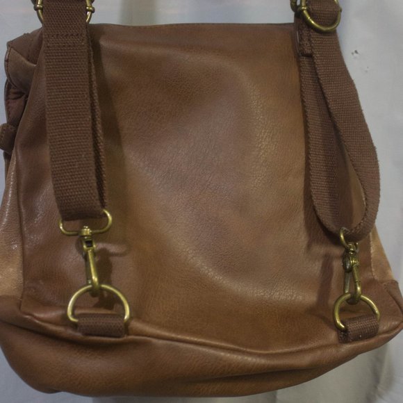 The Sak Leather Convertible Backpack Crossbody Shoulder Bag Preowned main image 5